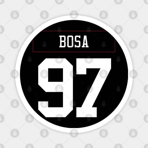 Nick Bosa 49ers Magnet by telutiga